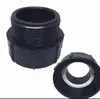 Conector Válvula Adaptador Reductor de Plástico para Barril Tonel IBC Manguera 50 Rosca Gruesa Salida Reductora