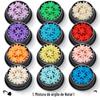 Cross-Border 12-color Natal cerâmica macia misturado Conjunto Ultra-fino floco de neve maquiagem unha polonês nail art jóias materiais