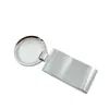 Llavero Rectangular Curvo, Llavero de Metal Blanco Vacío, Colgante de Llave Promocional Publicitario, Pequeño Regalo Grabado