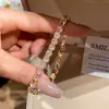 ¡Lleno de Diamantes Estrella! Pulsera Cuadrada de Circonita Súper Brillante Hebilla Simple Moda Anillo de Mano Lujo Ligero Sensación de Alta Gama Joyería de Mano para Mujeres