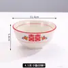Cocina de Hunan Cocina del Norte Cerámica Pintada a Mano Vajilla Suelo Encimera de Restaurante Cuatro Piezas Restaurante de Hot Pot Plato de Aceite Bol de Comedor
