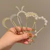 Pasador de Pelo en Forma de U con Perlas para Mujer, Pinza para Moño, Herramienta de Peinado, Pasador Fijo, Nuevo Estilo Chino, Accesorio de Cabello de Alta Gama