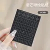 Influencer de Arte de Uñas Pegatinas de Copo de Nieve Hueco Pegamento de Parche de Copo de Nieve Navideño Hueco Plantilla de Pegatinas para Pintura en Spray Pegatinas para Uñas