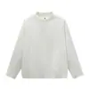 Estructura Pesada Americana de Alta Calidad Manga Larga para Hombre Primavera y Otoño Nuevo Holgado Casual Ropa de Moda de Gama Alta