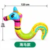 Juguete de Dibujos Animados Inflable de Flamenco de PVC para Natación Infantil, Palo Flotante Animal, Palo Flotante para Nadar, Juguete Flotante para el Agua