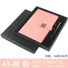 Conjunto de Caixa de Presente para Caderno Personalizado Negócios Couro Sintético Caderno B5 Fecho de Janela Retrô Diário Criativo