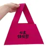 Bolsas de fieltro para el Día de la Enfermera al por mayor, bolsas de regalo empresariales personalizadas, se pueden imprimir con patrones de LOGOTIPO, bolsas de mano