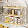 Prateleira de armazenamento para mesa, organizador de lanches, organizador multifuncional para mesa de jantar, aparador de cozinha, porta-copos com camadas