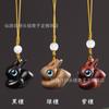 Colgante para teléfono móvil de sándalo cientos de sándalo rojo opcional sándalo verde sándalo Barbie colgante del zodiaco accesorios para colgantes DIY