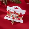 Europeu e Americano Transfronteiriço Natal Nova Moda Design de Cor Contrastante Árvore de Natal Boneco de Neve Velho Cerâmica Macia Conjunto de Pulseiras de Contas
