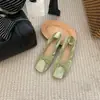 Zapatos planos retro de terciopelo con lazo, estilo coreano, nicho, para mujer, nuevo modelo 2026, puntera cuadrada, zapatos de ballet coreanos de suela blanda