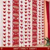 Quarto de Casamento Longo Layout de Personagem Feliz terno Borboleta Flor Decoração de Casamento Casa Nova Quarto Sala de Estar Mulher Cortina Pingente