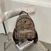 Mochila Casual com Estampa de Leopardo Personalidade 2026 Outono Nova Chegada Mochila de Grande Capacidade Bolsa de Viagem Mochila Retrô Fashion