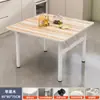 Mesa Baixa Dobrável, Mesa Quadrada e Redonda, Mesa de Jantar para Apartamentos de Aluguel e Dormitórios, Mesa Pequena, Mesa Simples para Feiras, Mesa Retangular para Exterior