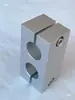 Liga de Alumínio Grampo Paralelo Unidirecional Clipe Fixo Suporte Grampo Conector de Dois Furos Suporte de Eixo Óptico Paralelo de Dois Furos