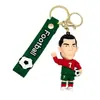 Llavero Colgante Muñeco Mundial Fútbol 3D Moda Colgante Mochila Llavero Coche Accesorio