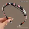 Colección de Diademas de Cabeza de Dientes para Niños y Adultos Impresionante Trenza de Calavera Alta Diadema Colores de Corte Pinza para el Cabello Antideslizante Accesorios para el Cabello