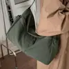 Bolso Casual Simple de Nuevo Estilo 2025 para Mujer, Bolso de Hombro Cruzado de Gran Capacidad, Bolso Tote Ligero de Color Sólido para el Día a Día
