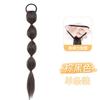 Trenza Linterna Peluca Trenza Burbuja Trenza Diadema Atada Extra Larga Maquillista Especial Cabello Humano Simulado Doble Cola de Caballo Fabricante Venta al por Mayor