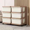 Organizador de almacenamiento de juguetes para niños, estante de almacenamiento de plástico multicapa para el hogar, caja de almacenamiento gruesa y duradera para snacks y ropa