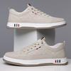 Primavera e verão 2024 novos sapatos masculinos de couro macio couro transfronteiriços sola macia tendência Joker diários casuais sapatos de couro sapatos de skate atacado