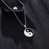 Estilo Coreano ins Estilo Chino Taiji Bagua Colgante de Collar de Acero de Titanio Personalizado Tendencia Colgante para Hombre Accesorios para Hombre Hip Hop