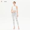 Allegro Processing Calça Jeans Feminina Nova Calça Nove Pontos com Pequenos Furos, Cinza Claro, Versátil, Slim, Moderna, do Médio ao Clássico