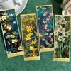 30 Peças da Série Jardim Retro Monet Caderno Simples Material Literário e Criativo Ins Papel de Leitura Marcador de Página DIY