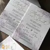 Impresión Tipográfica con Estampado en Caliente Estilo Americano Fino y Técnicas de Grabado Tipográfico para Invitaciones de Boda Personalizadas