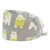 Gorra de Trabajo Transpirable de Algodón Puro, Gorro Médico tipo Cúpula, Gorro Quirúrgico, Gorra sin Visera, Turbante