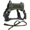 Arnés de pecho para mascotas perro arnés táctico de pecho perro cuerda de tracción de nailon chaleco ropa exterior militar entrenamiento de perros correa de pecho venta al por mayor