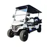 Autobús Lanzadera de Hotel Resort Carrito de Golf de 6 Plazas Coche para Ver Inmuebles Parque de Propiedad Carrito de Golf Eléctrico