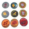 Aliexpress Amazon Fornecimento Direto Bandeira Nacional Bordada Emblema de Equipe Autoadesivo Adesivo Termofusível Patch Bordado Selo Bordado