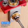 Juego Completo de Punzón para Carpintería Tres en Uno Empalme de Tablero de Madera Localizador de Espiga Redonda de Madera Conector para Muebles Abertura de Agujeros en Forma de L
