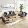 Sofá Apartamento Pequeño Individual Doble Triple Sillón Balcón Sala de Estar Tienda Nórdico Moderno Simple Sofá de Tela