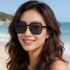 Nuevas Gafas de Sol Cuadradas de Estilo Europeo y Americano para Hombres y Mujeres, Adelgazantes, Elegantes, Versátiles, Estilo Callejero, Gafas de Sol con Protección UV