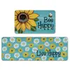 Alfombrillas Absorbentes para Puerta de Cocina Transfronterizas para el Hogar Juego de Dos Piezas de Alfombrillas Alfombrillas para Puerta de Cocina Alfombrillas para Baño Alfombrillas Antideslizantes
