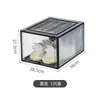 Caixa de Sapato Transparente Espessa para Armazenamento de Fábrica Caixa de Armazenamento de Sapato de Plástico Caixa de Sapato com Tampa Flip Gaveta Caixa de Sapato Armazenamento Caixa de Sapato