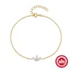 Pulseira feminina em prata de lei S925 com zircônia em formato de olho de cavalo, para uso diário, temperamento japonês e coreano, nicho, joia de mão de alta qualidade