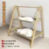 Nido para Dormir de Gato, Cama para Gato, Estructura Integrada para Trepar Gatos con Dos Niveles para Rascar y Dormir, Columpio para Gato, Hamaca Doble para Gato, Rascador para Gato