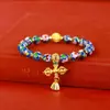 Pulsera de cloisonné gris fragante de Pekín, pulsera de esmalte cloisonné, pulsera bulliciosa de esmalte de color para pareja, novias, flores, regalo para hombres y mujeres
