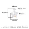 Plata de Ley S925 Hecho a Mano Plata Estrella de Cinco Puntas Colgante Chapado en Oro Estrella Charm DIY Pulsera de Cristal Accesorios con Cuentas