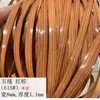 Rattan Plástico PE/PVC Tira Plana Redonda Cesta Colgante Material de Reparación Silla Cesta de Flores Cesta de Almacenamiento Material para Tejer DIY