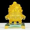 Pequeños adornos en tarro de arroz con forma de cornucopia para atraer la riqueza, lingote de oro Feng Shui, para cajero de tienda, regalo de apertura de escritorio, venta al por mayor