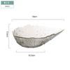 Phnom Penh Drop Salad Bowl Hammered Glass Dessert Bowl Tea Wash Bowl Frutas e Vegetais Glass Bowl Prato de Frutas Transparente