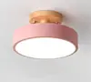 Luz de Corredor, Luz Simples para Entrada, Varanda Nórdica, Corredor, Closet, Quarto, Luminária de Teto Macaron