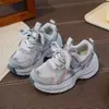 Zapatos de Papá de Nuevo Estilo para Niños de Primavera, Zapatos Deportivos Transpirables de Malla, Tenis Versátiles de Moda Casual para Niñas, Zapatos para Correr, Modernos