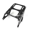 Adecuado para Piezas de Modificación de Motocicleta Harley, Portaequipajes Trasero, Rack de Carga, Rack de Cola, Cromado Negro