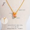 Pulsera de Cuerda Morada de Calabaza de Melocotón Shagin sin Color de Pu Zuojiu Nuevo Estilo Chino Tejida a Mano Cuerda de Mano Cadena de Lana