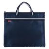 Bolsa de Documentos Portátil A4 con Cremallera Impermeable Bolsa de Archivos de Doble Capa Bolsa de Documentos de Oficina Bolso de Mano para Estudiante